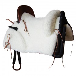 Silla de Montar Vaquera Mixta Completa Borrego Sintético