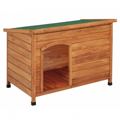 Caseta Madera Techo Plano Grande